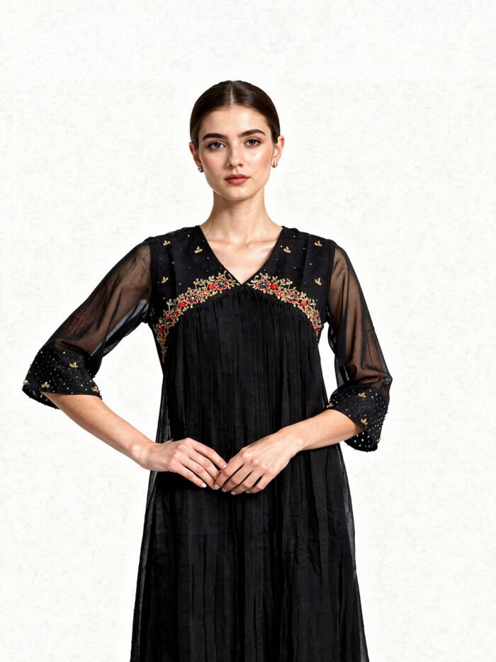 Aline-Kurti--Fabric-_-Georgette---Black-img-7 Aline-Kurti--Fabric-_-Georgette---Black-img-7