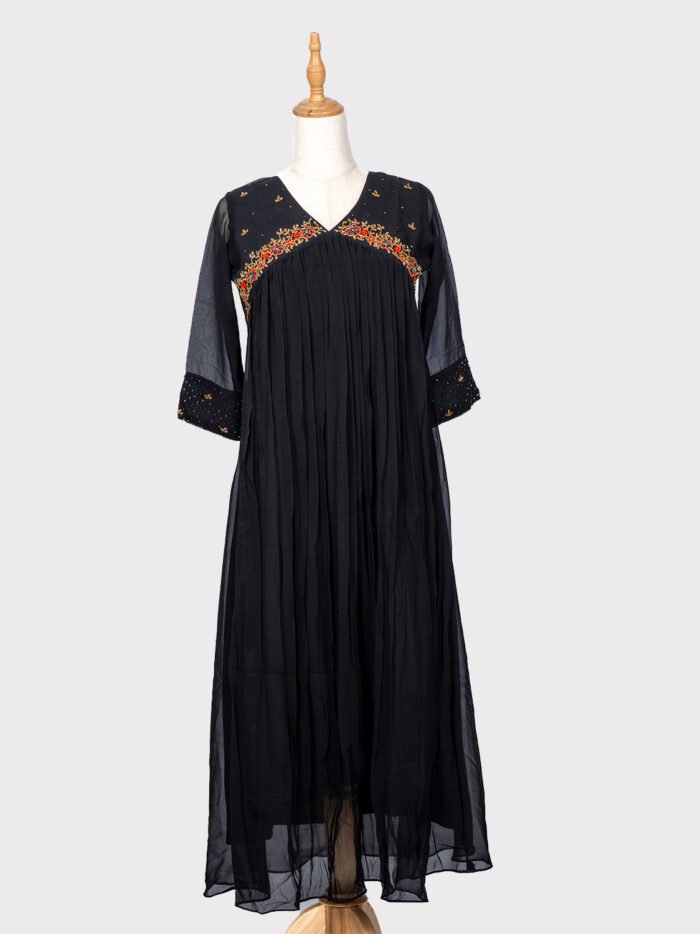 Aline-Kurti--Fabric-_-Georgette---Black-img2 Aline-Kurti--Fabric-_-Georgette---Black-img2
