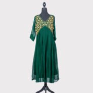 Aline-Kurti--Fabric-_-Georgette-floral-Neck-Green-Color-2