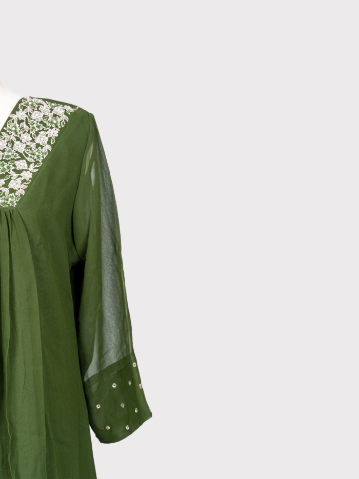 Aline-Kurti--Fabric-_-Georgette-green-img-4