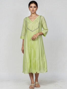 Aline Kurti -Fabric Shimmer Organza