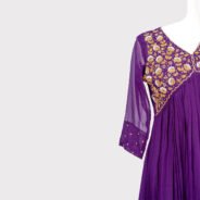 Aline-Kurti-With-Floral-Neck-Design-Purple-Color-4