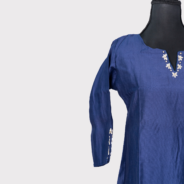 Blue-Solid-Cord-Set-with-Subtle-Embroidery--Cotton-Blend--img6