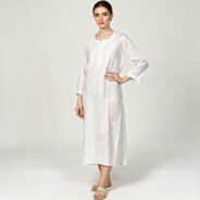 Chikankaari-A-Line-Kurti--Material-Rayon-Cotton--Sizes-Available