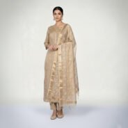 Creme-Silk-Dress-Materil