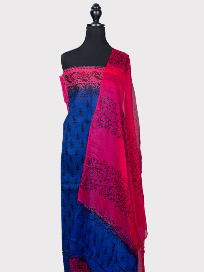 Hand-Block-printed-cotton-Un-stitched-Salwar-Material-1 Hand-Block-printed-cotton-Un-stitched-Salwar-Material-1